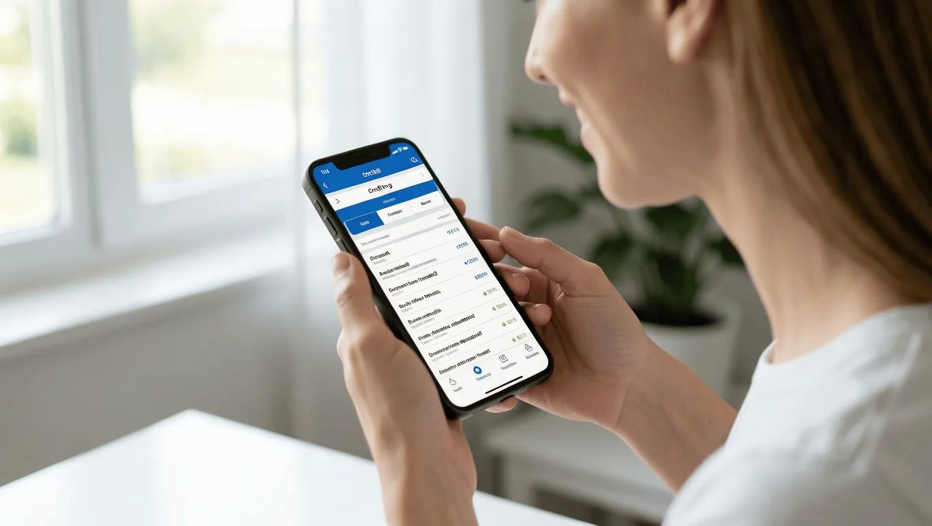 Person researching personal loans on a laptop