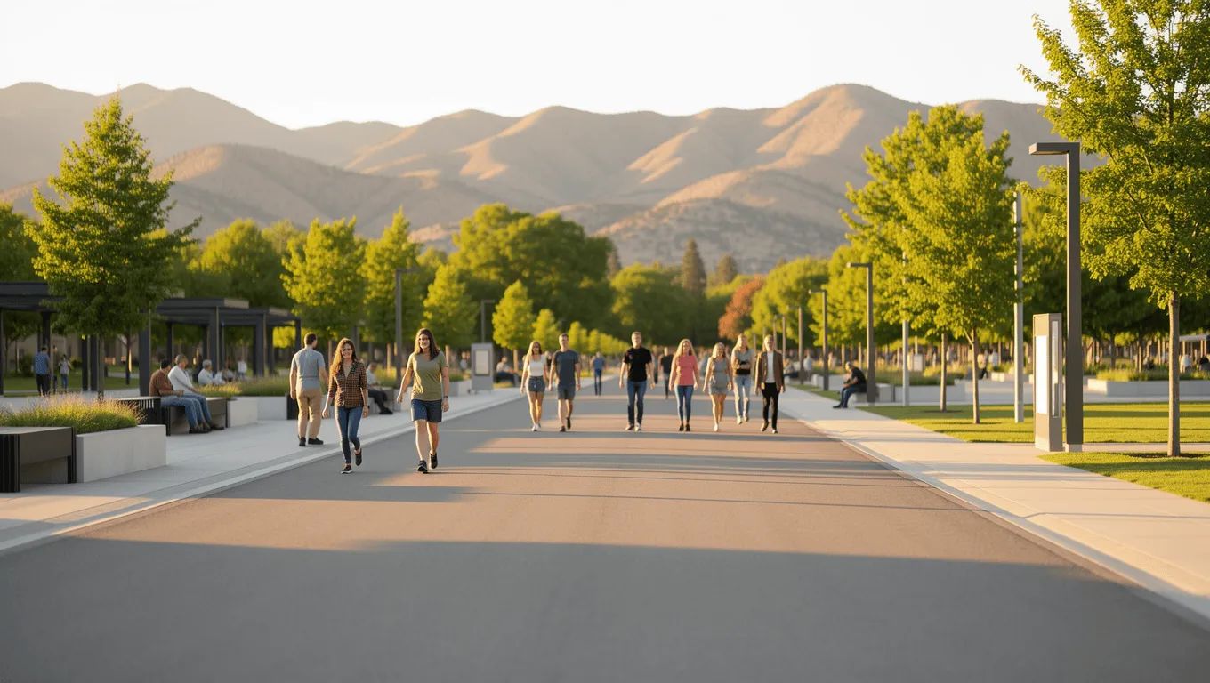 Woman planning home improvements and managing finances with a personal loan in Henderson.