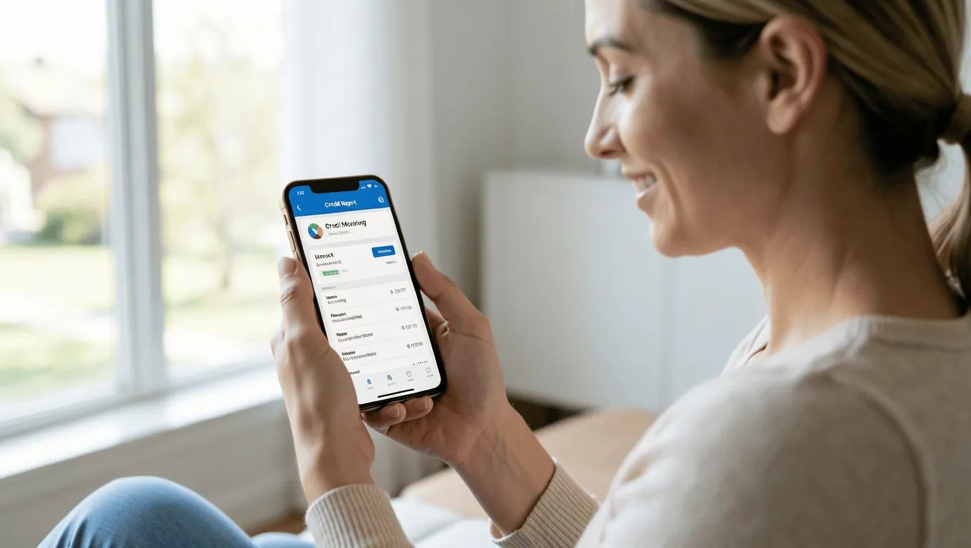 Woman managing finances after receiving a personal loan in Nevada