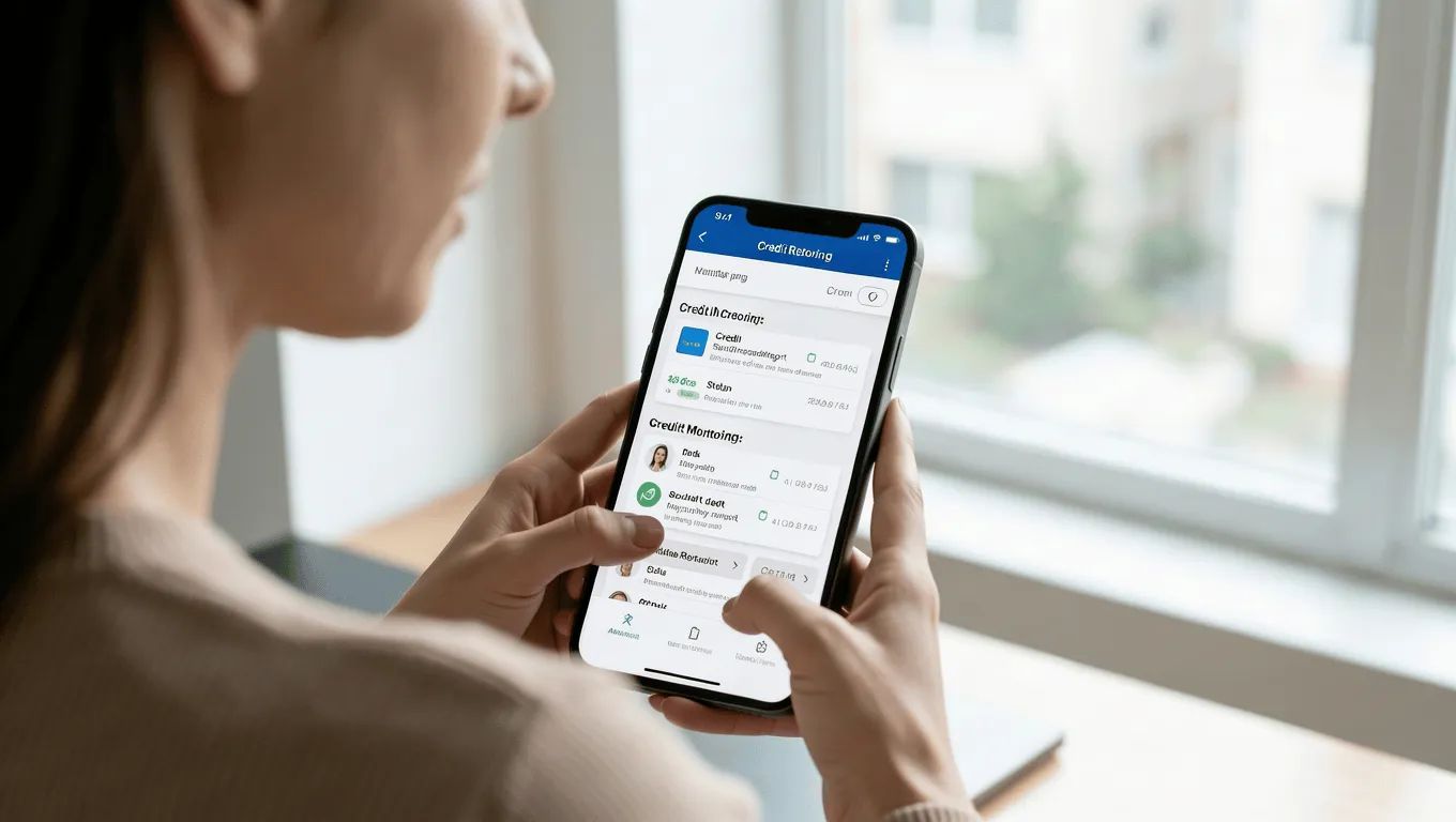 Woman managing finances after getting a loan in Nevada