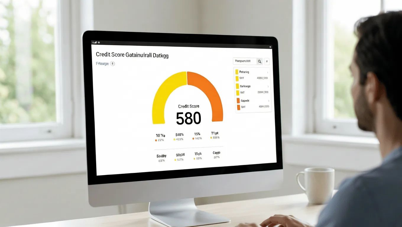 Nevada Couple Reviewing 580 Credit Score Loan Options
