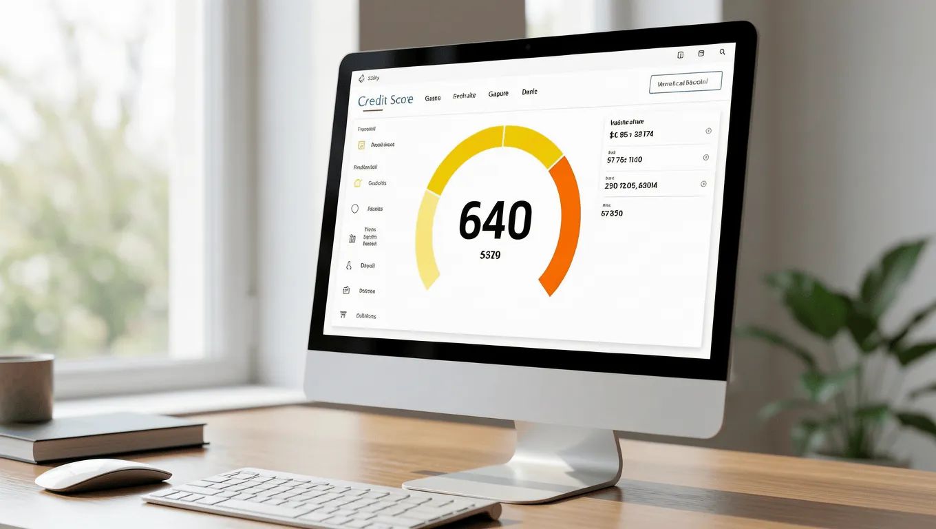 Nevada couple reviewing 640 credit score loan options.