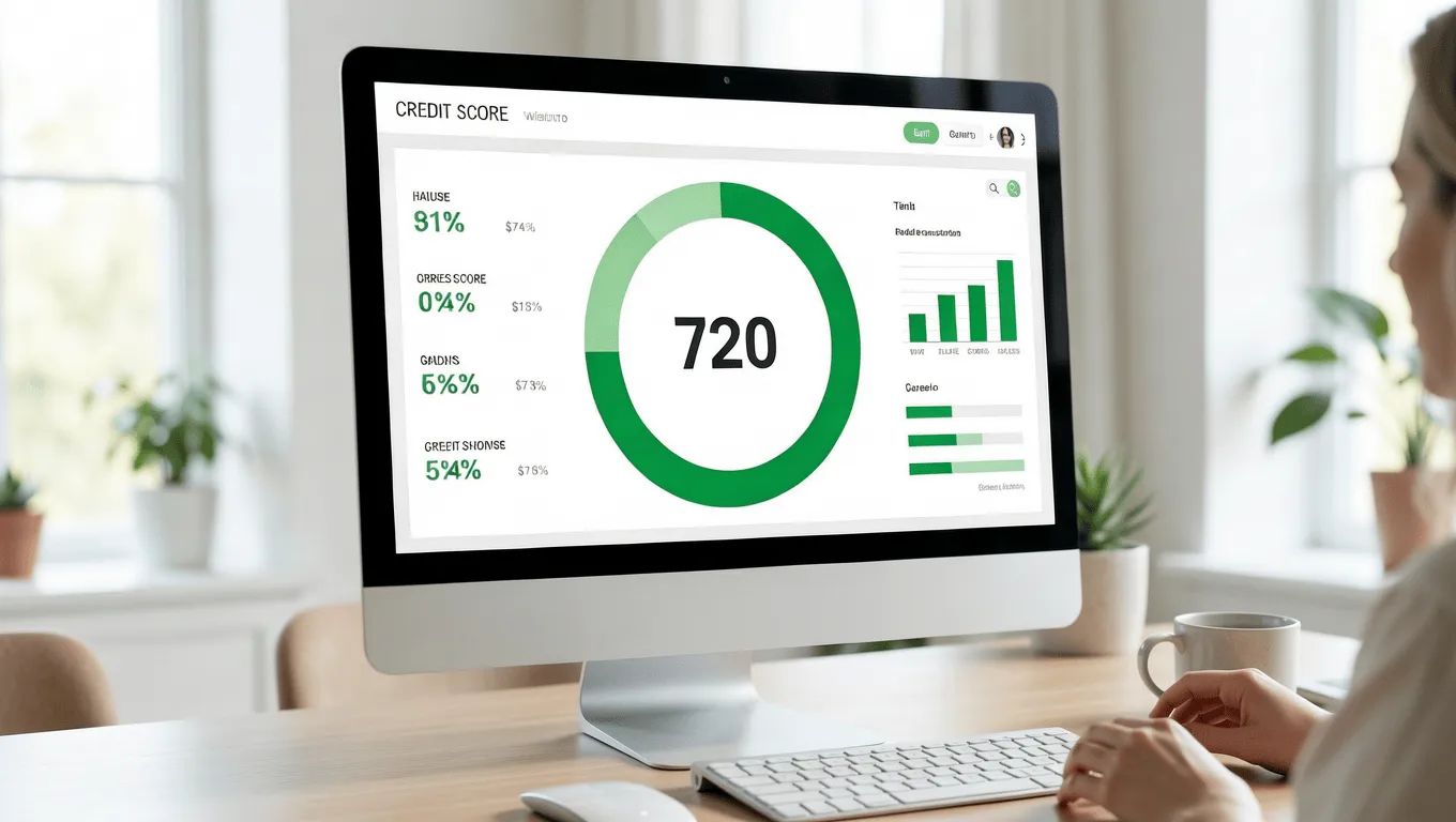 Family reviewing a 720 credit score loan offer in Nevada