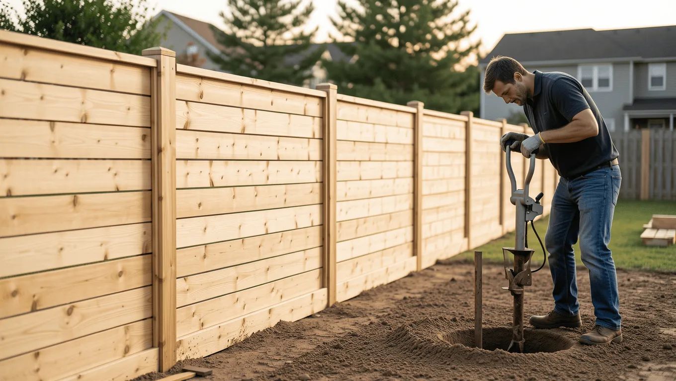 Nevada couple discussing fence loans and financing options