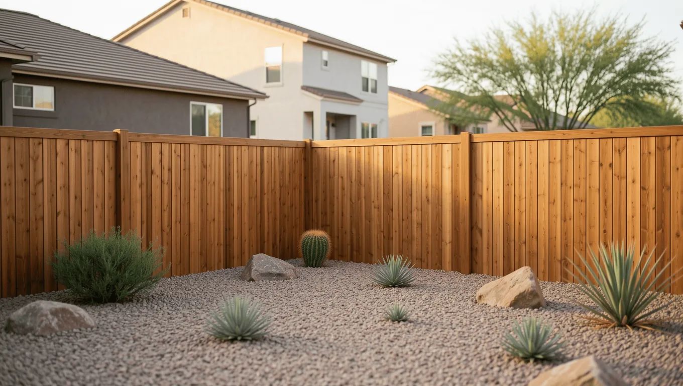 Homeowner planning a Nevada fence installation budget