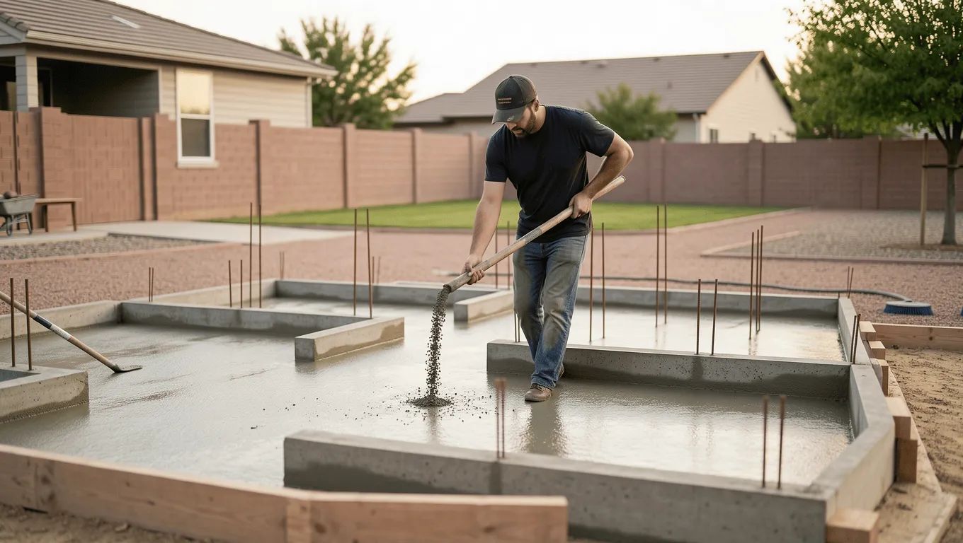 Couple reviewing patio loan approval in Nevada for 2026.
