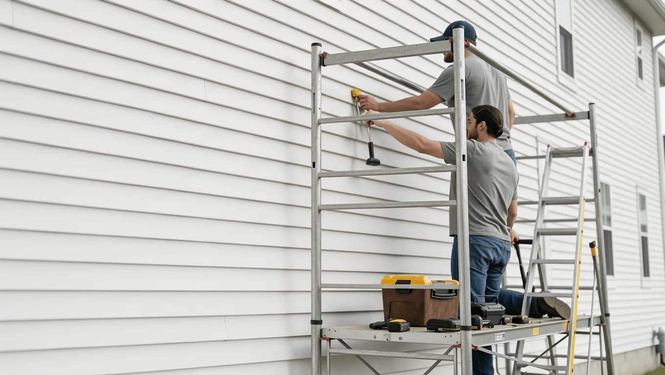 Nevada homeowners discussing siding financing options