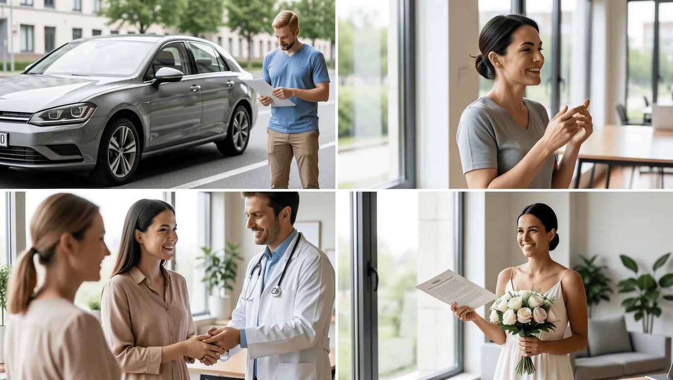 Nevada couple reviewing purpose loan documents