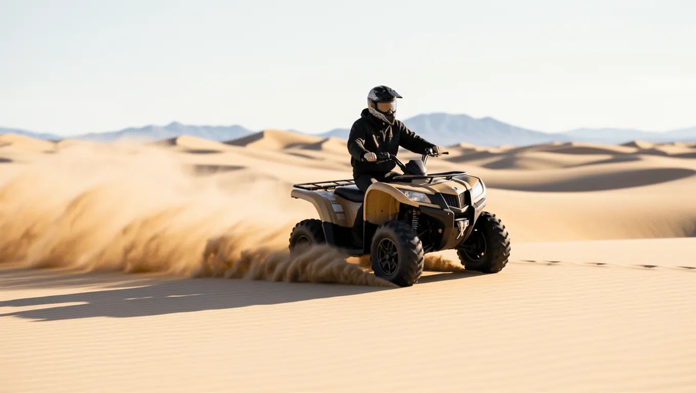 man planning ATV financing budget Nevada